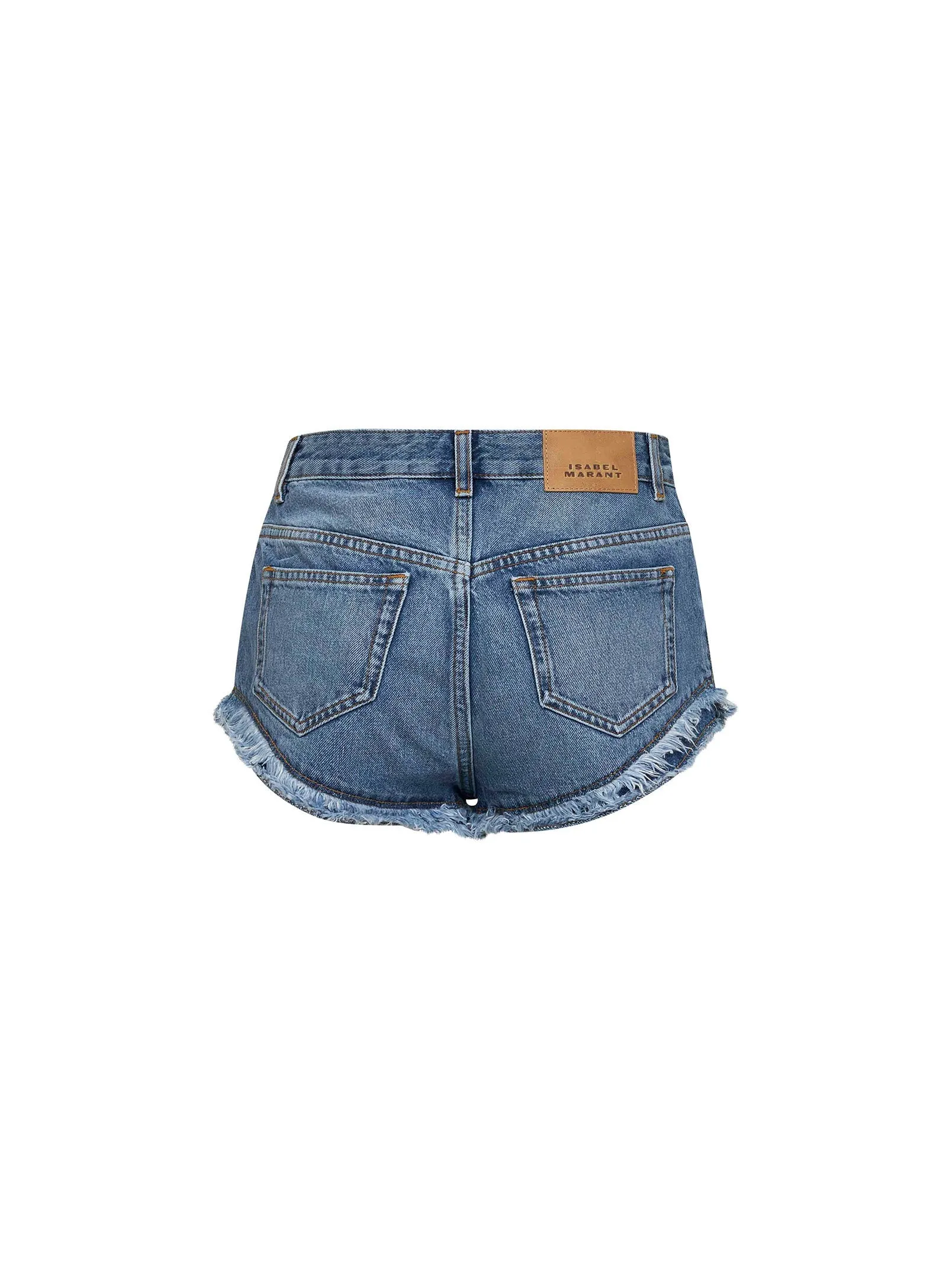 Light Blue Cotton Denim Mini Shorts sold by Lord & Taylor product image thumbnail 2