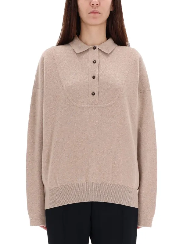 Balloon Sweater in Beige made by Jacquemus