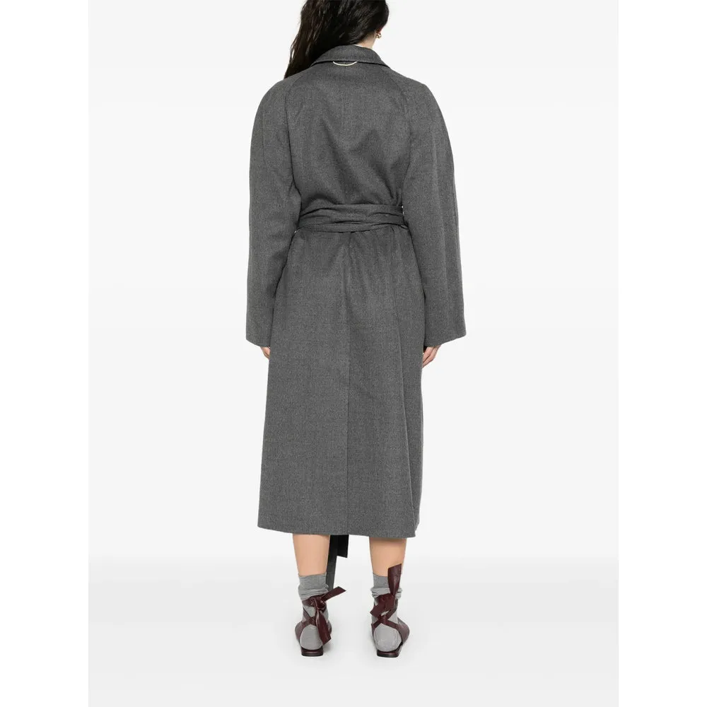 Carven Grey Wool Coat sold by Lord & Taylor product image thumbnail 5