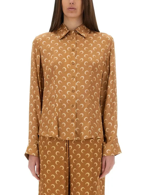 Moon Satin Shirt made by Marine Serre