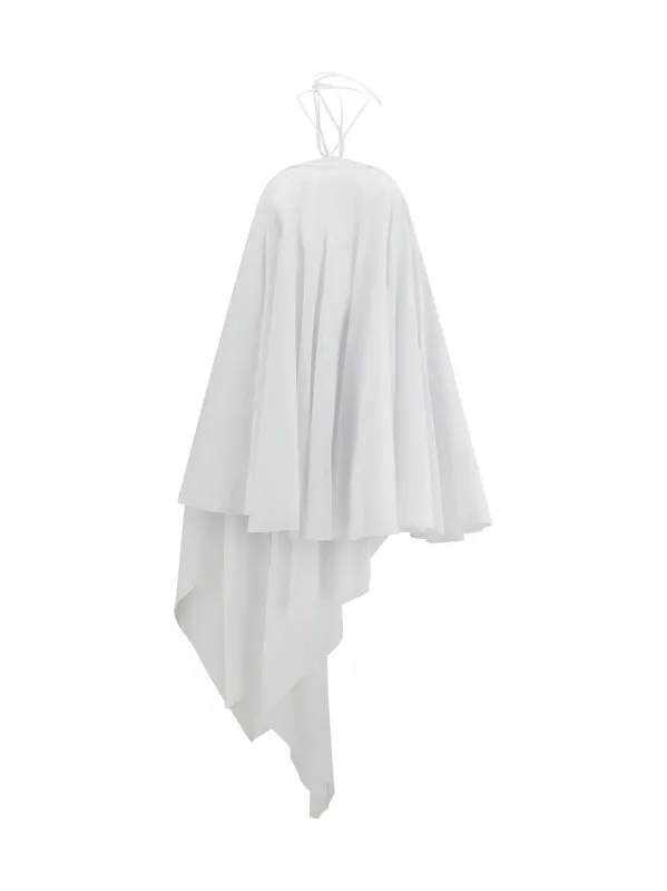Mini Dress Triangle White Cotton made by Jacquemus