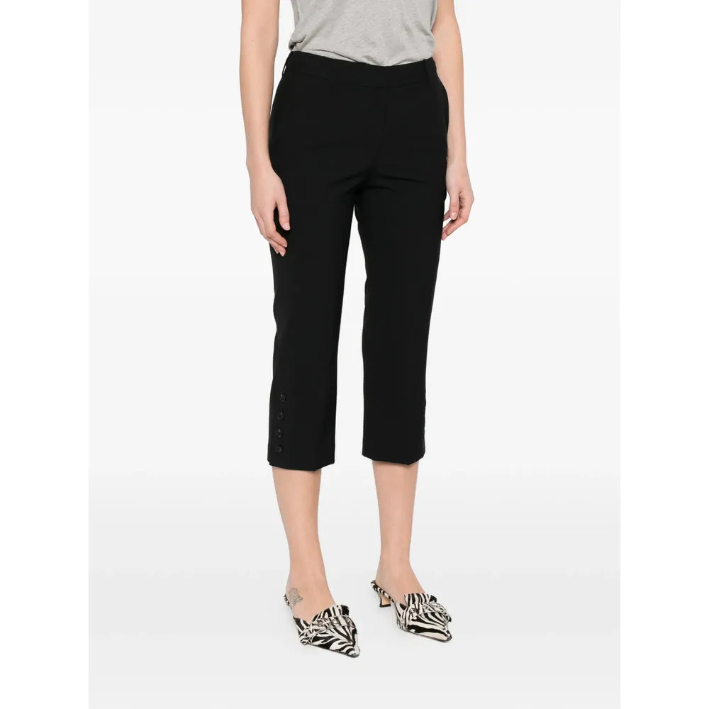 Straight Leg Trousers with Pocket Detailing sold by Lord & Taylor product image thumbnail 4