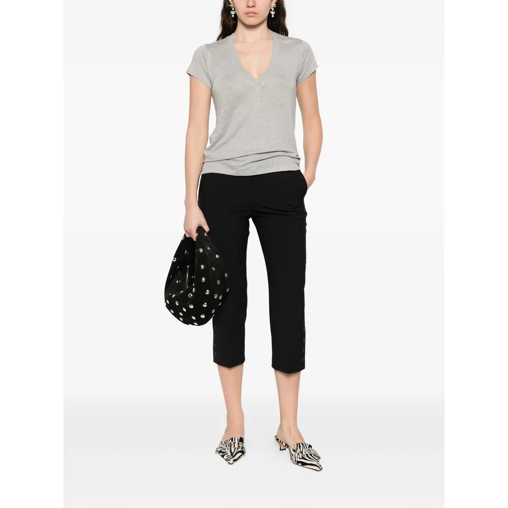 Straight Leg Trousers with Pocket Detailing sold by Lord & Taylor product image thumbnail 2