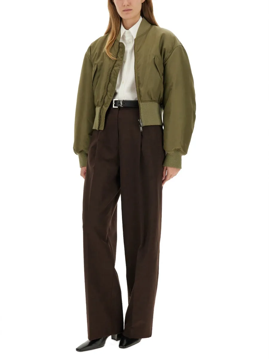 Nylon Bomber Jacket sold by Lord & Taylor product image thumbnail 3