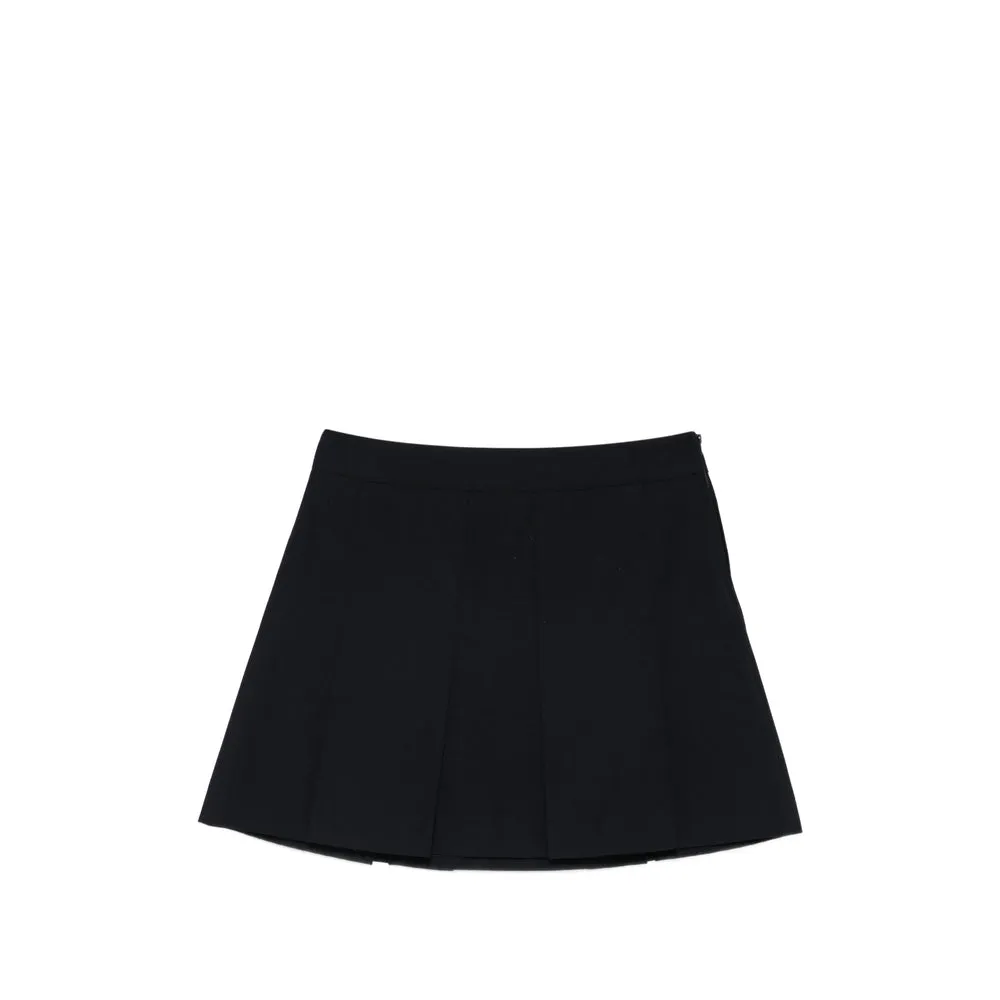 Navy Blue Pleated Mini Skirt sold by Lord & Taylor