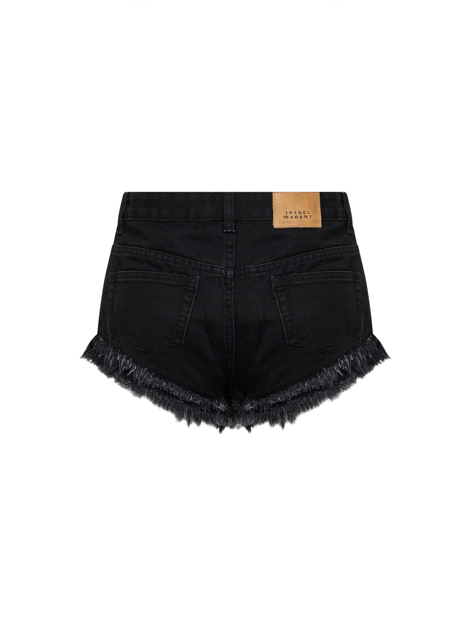 Black Cotton Denim Mini Shorts sold by Lord & Taylor product image thumbnail 2