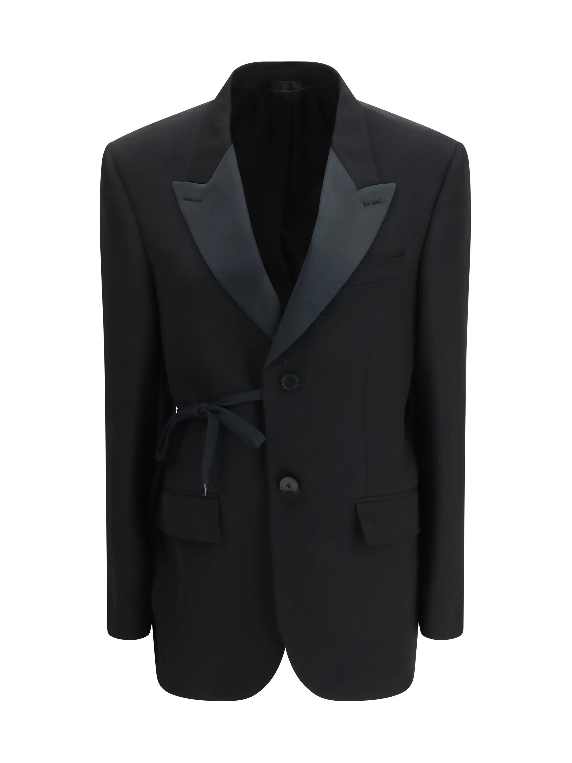 Jacket Wrap Black Wool sold by Lord & Taylor