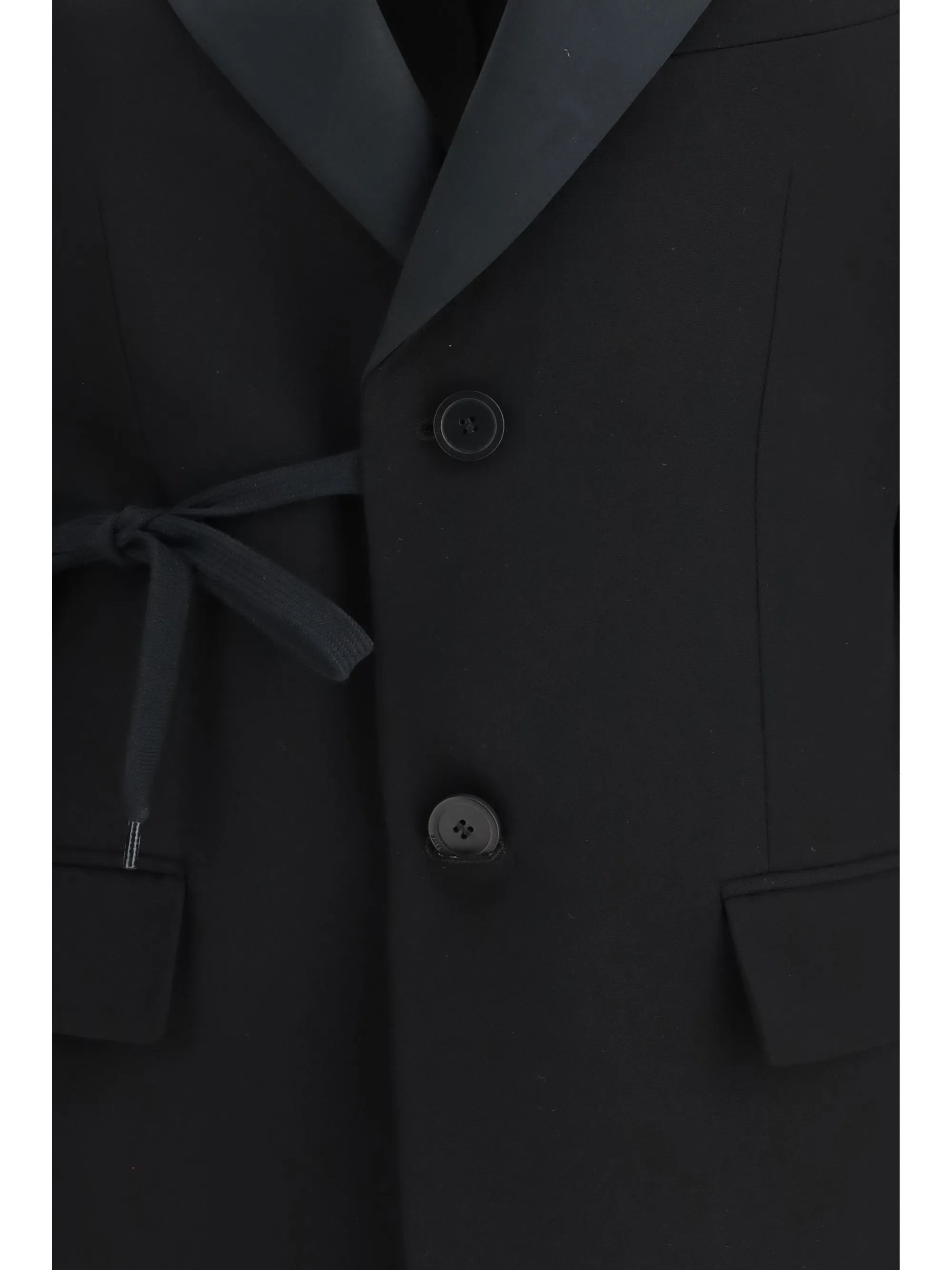 Jacket Wrap Black Wool sold by Lord & Taylor product image thumbnail 2