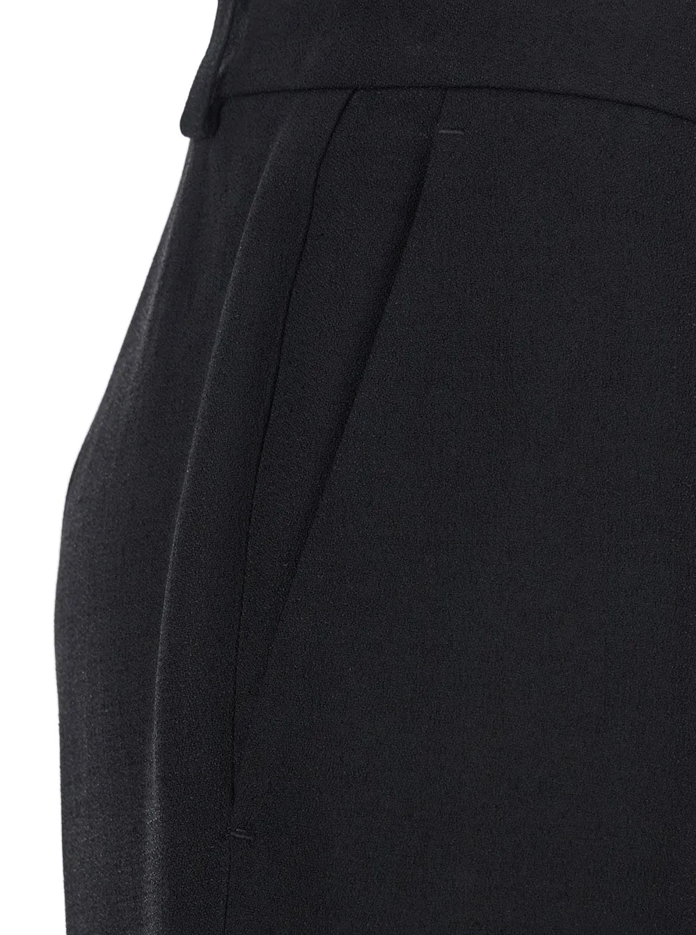 Black Flared Leg Pants with Belt Loops sold by Lord & Taylor product image thumbnail 3