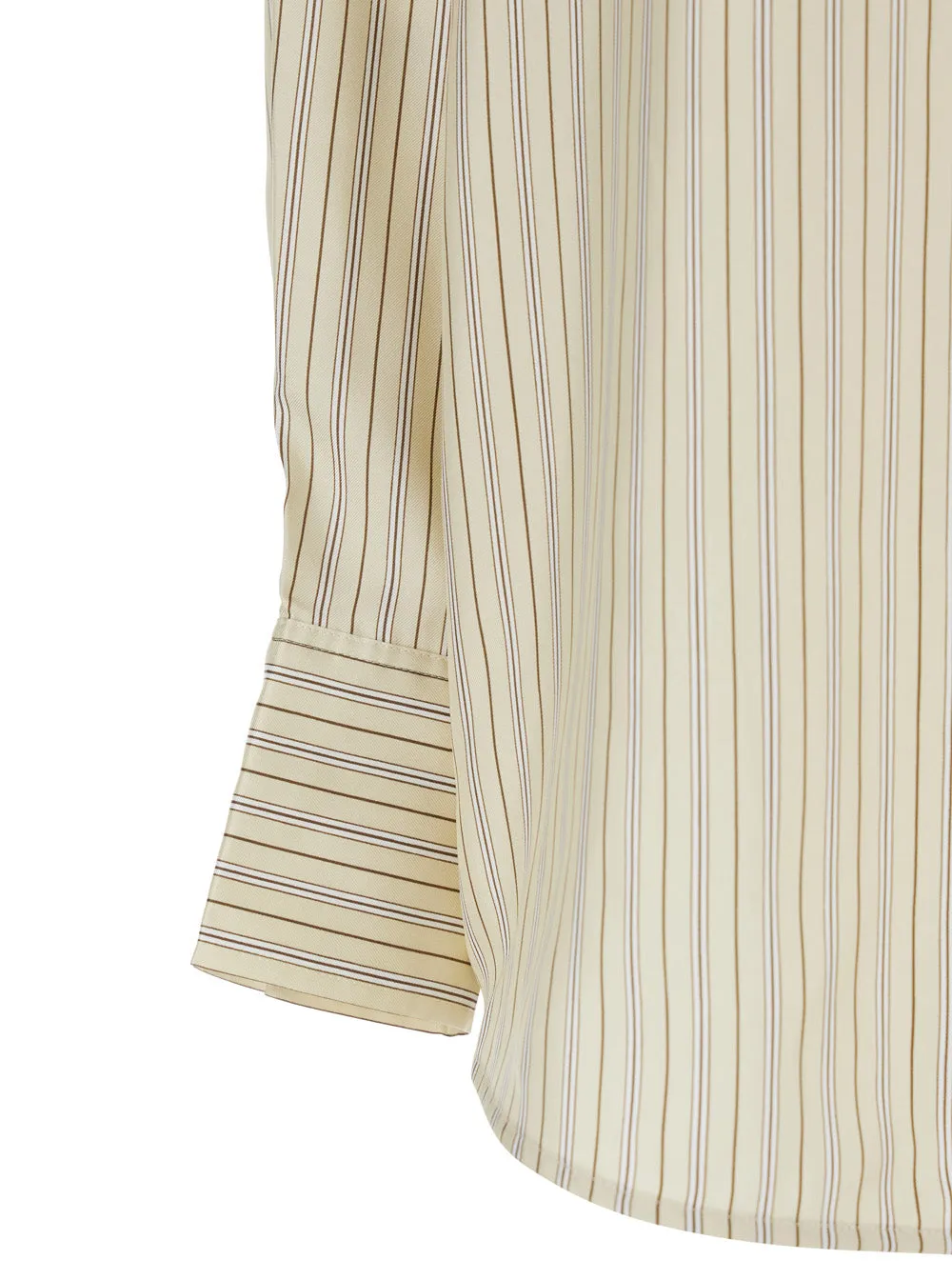 Women's Oversized Silk Shirt — Yellow sold by Lord & Taylor product image thumbnail 3