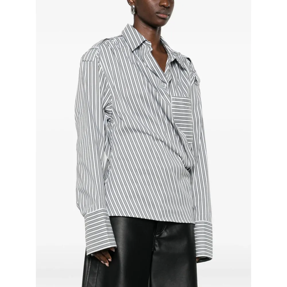 Striped Long Sleeve Shirt with Patch Pocket sold by Lord & Taylor product image thumbnail 2