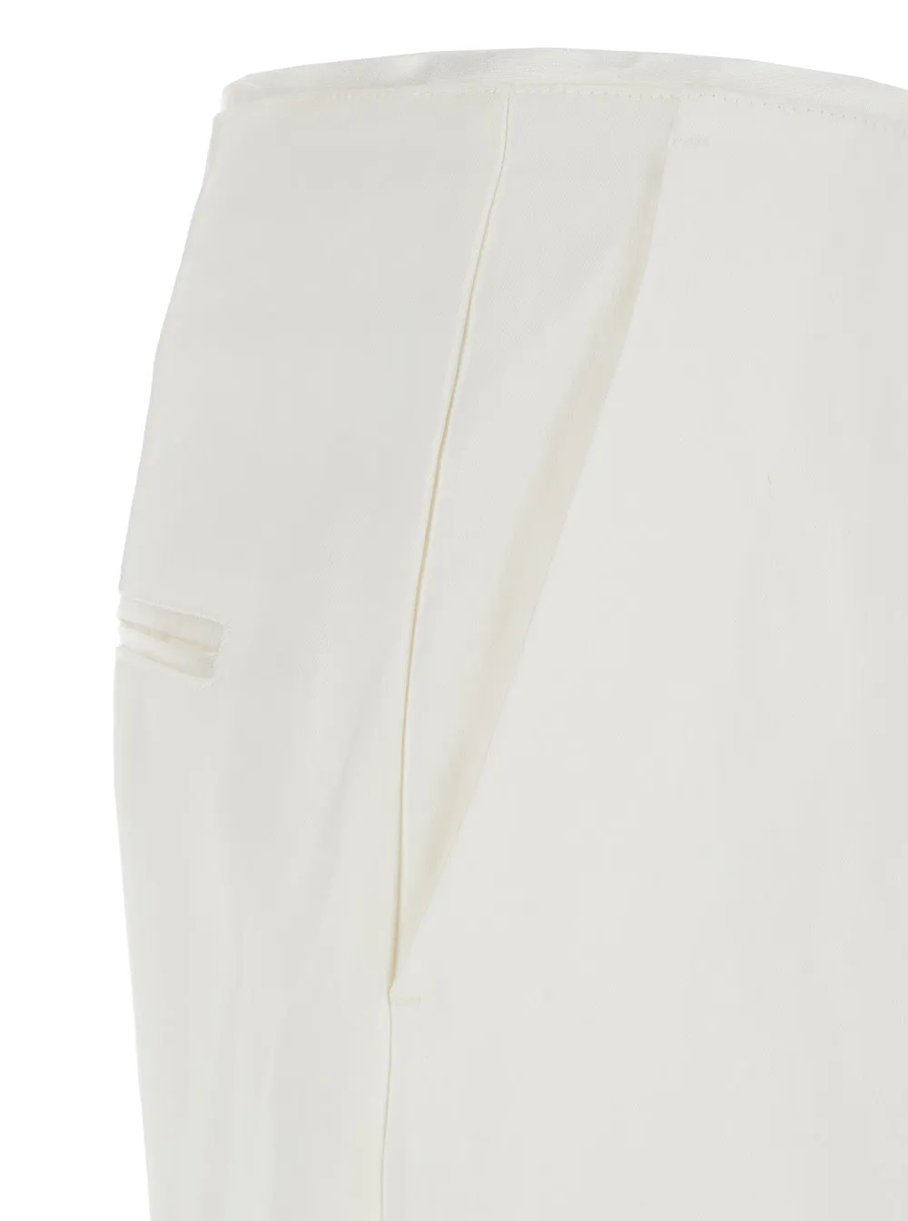 Trousers Raw-Edge White sold by Lord & Taylor product image thumbnail 3