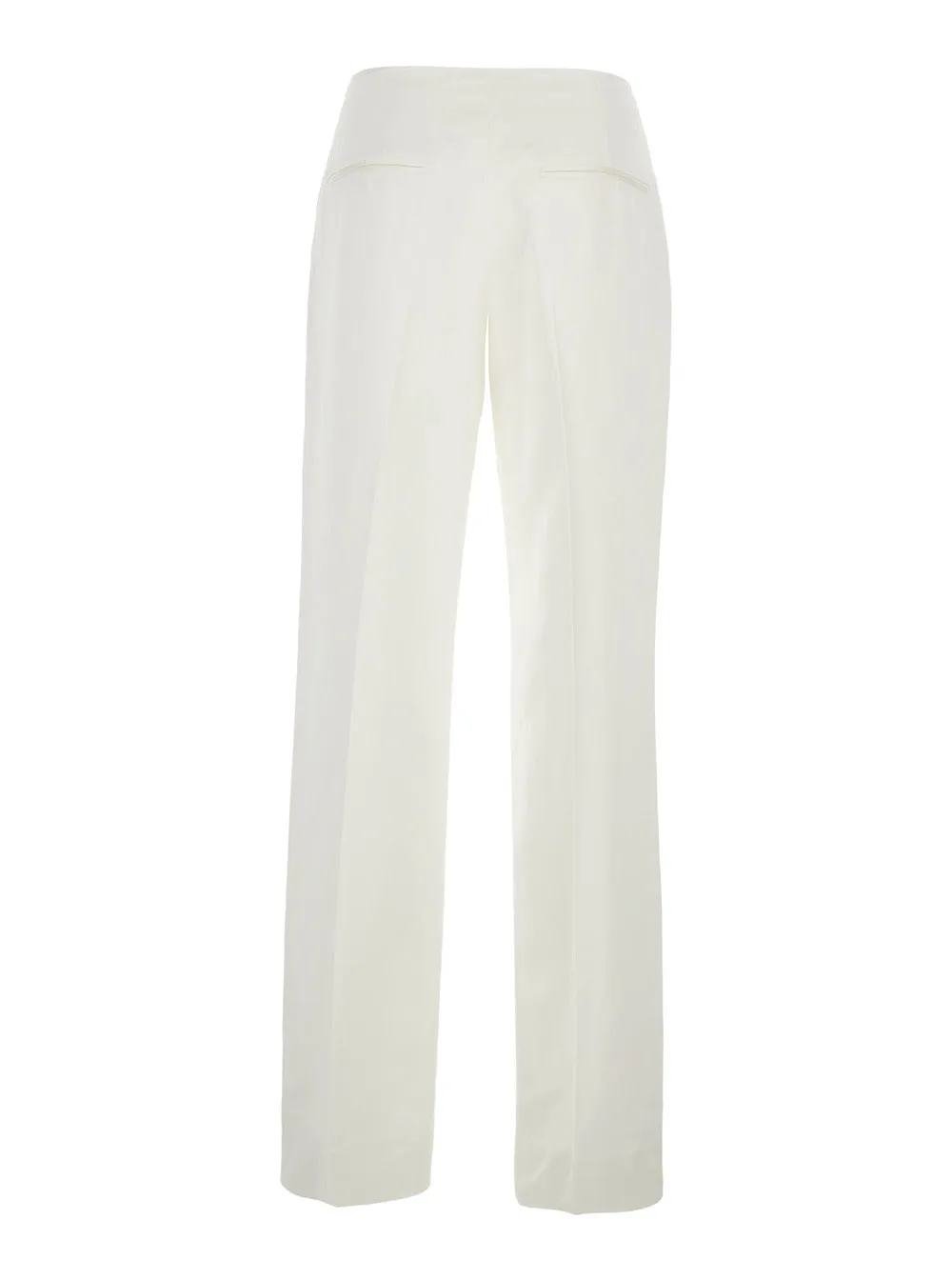 Trousers Raw-Edge White sold by Lord & Taylor product image thumbnail 2