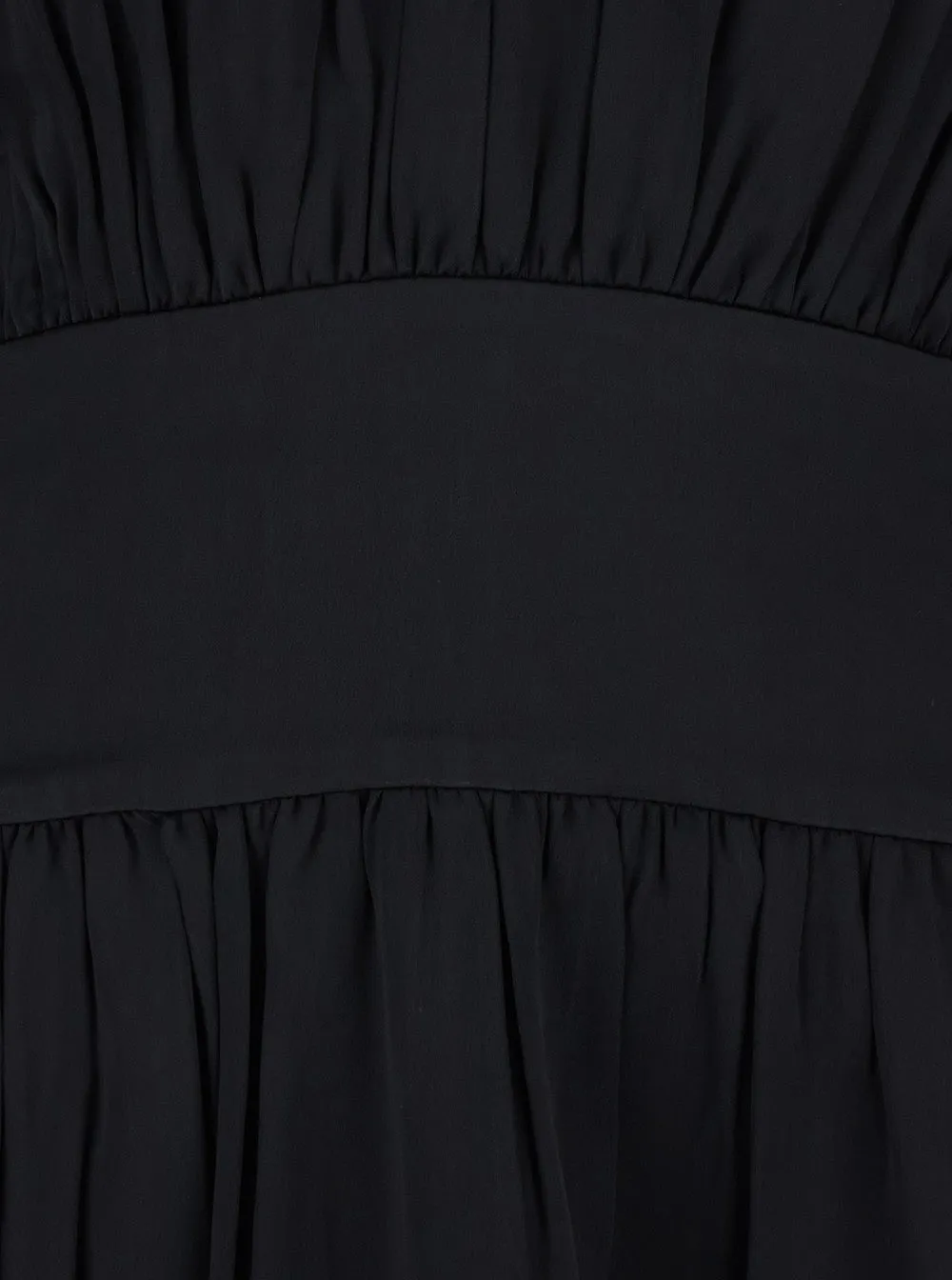 Long Dress Crew Neck Black Viscose sold by Lord & Taylor product image thumbnail 3