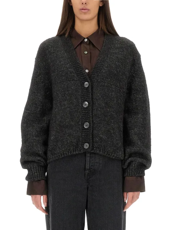 Relaxed Fit Black Cardigan made by Our Legacy