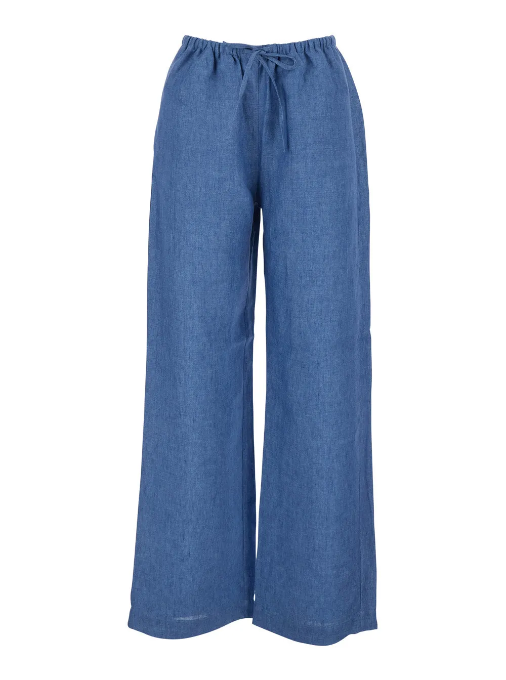 Trousers in Blue Linen sold by Lord & Taylor