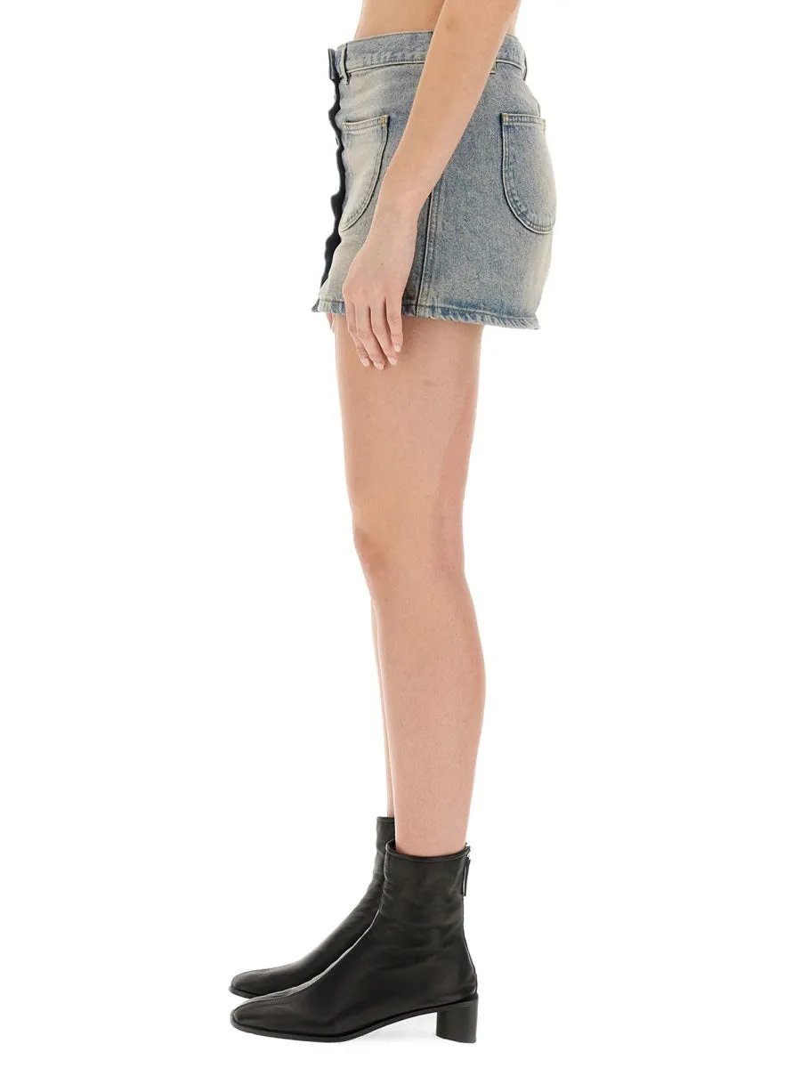 Denim Mini Skirt sold by Lord & Taylor product image thumbnail 4
