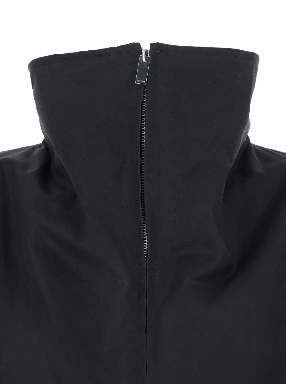 Jacket with Foldable Collar, Black Cotton sold by Lord & Taylor product image thumbnail 3