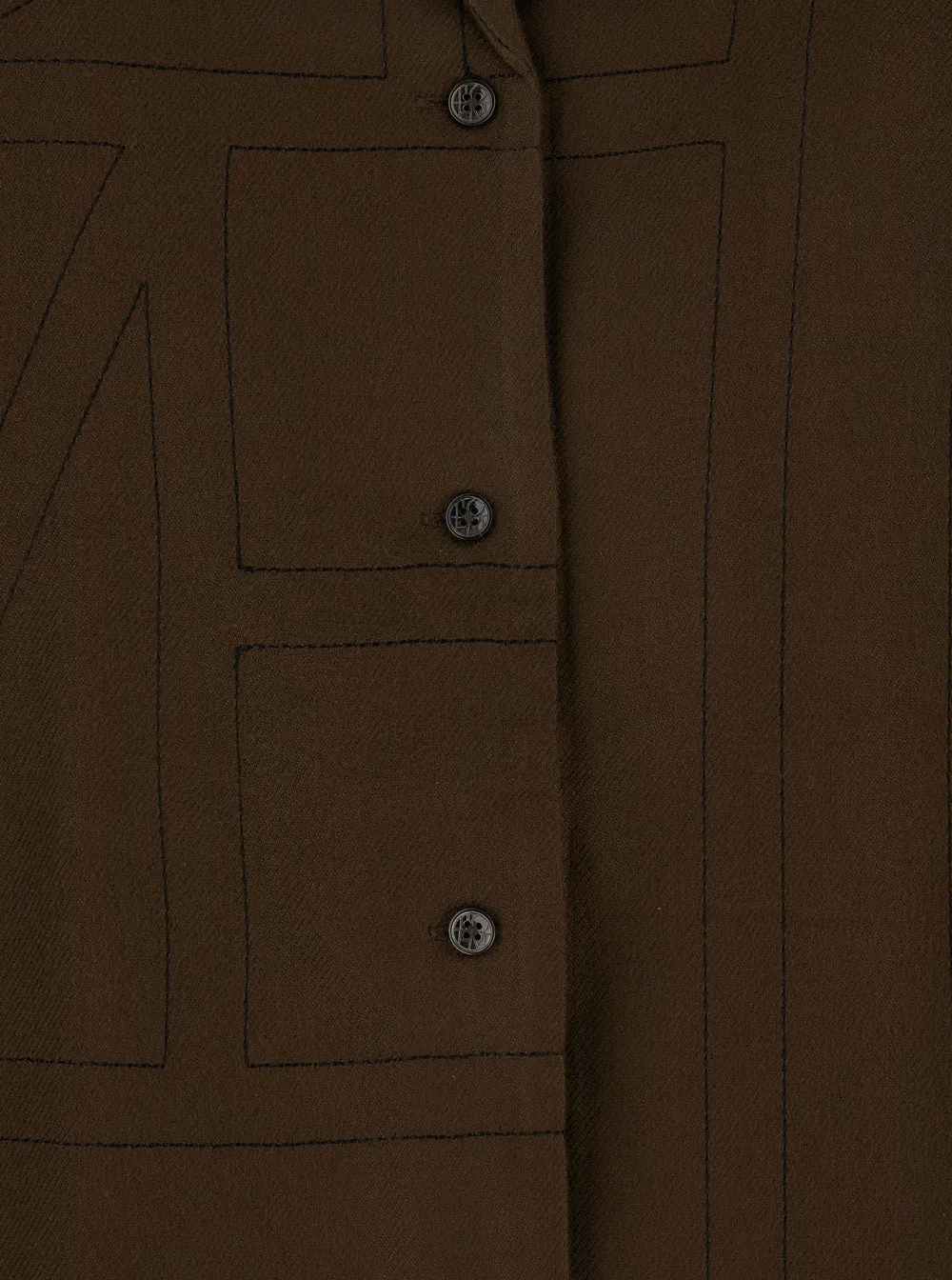 Shirt Notched Revers Brown Modal sold by Lord & Taylor product image thumbnail 3