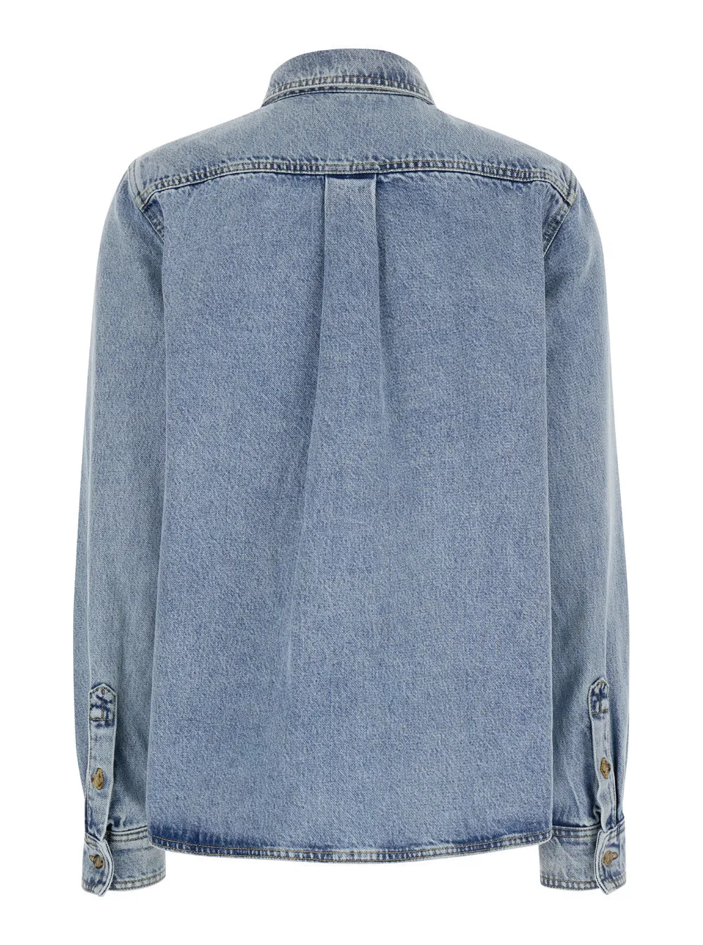 Light Blue Denim Shirt with Patch Pocket sold by Lord & Taylor product image thumbnail 2