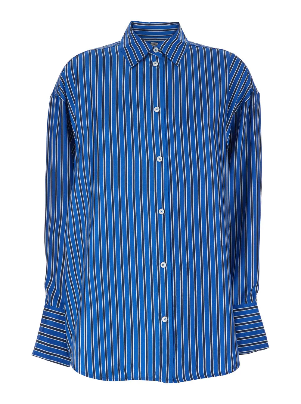 Shirt, Silk Blue Stripes sold by Lord & Taylor