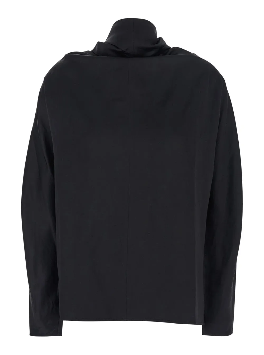 Blouse Cowl Neck, Black Viscose sold by Lord & Taylor