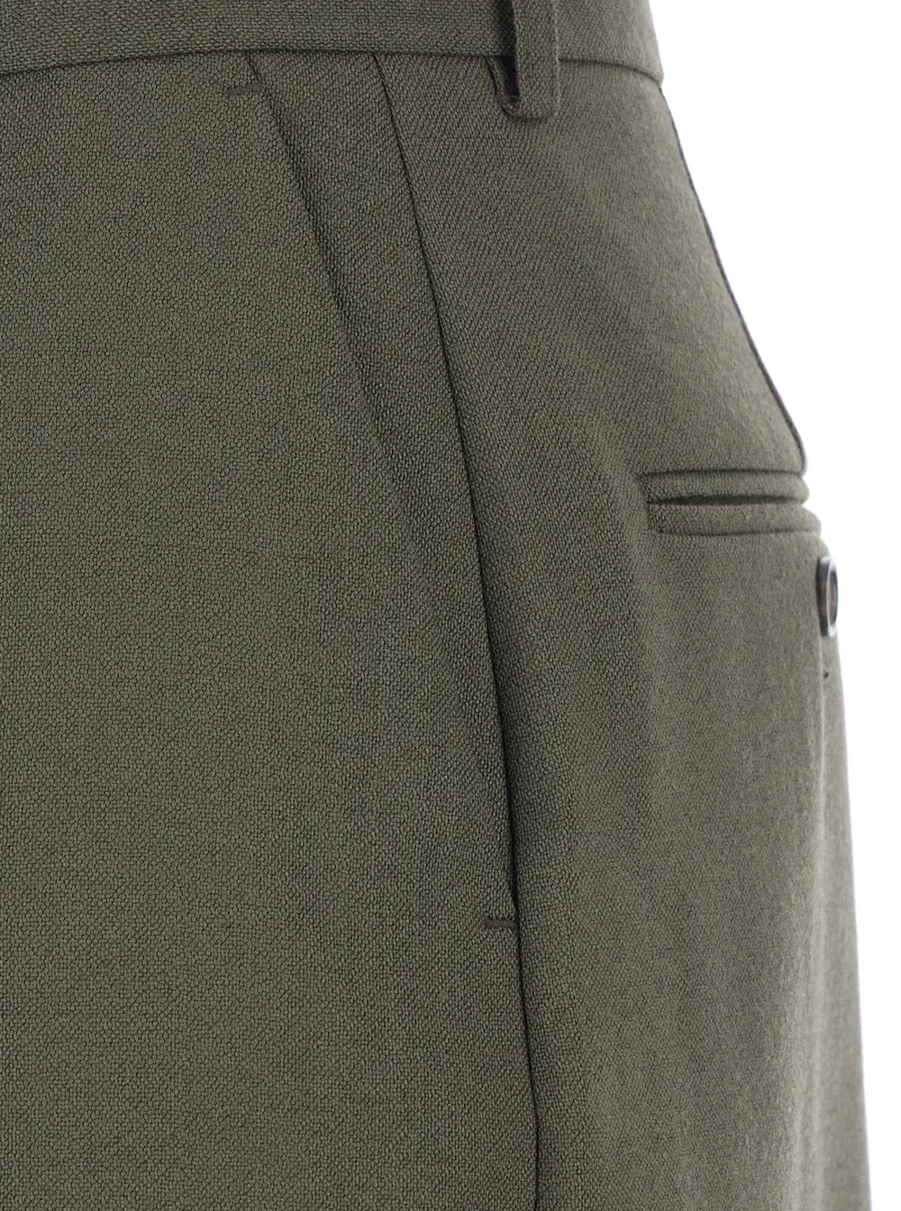 Green Wide Leg Wool Blend Pants sold by Lord & Taylor product image thumbnail 3