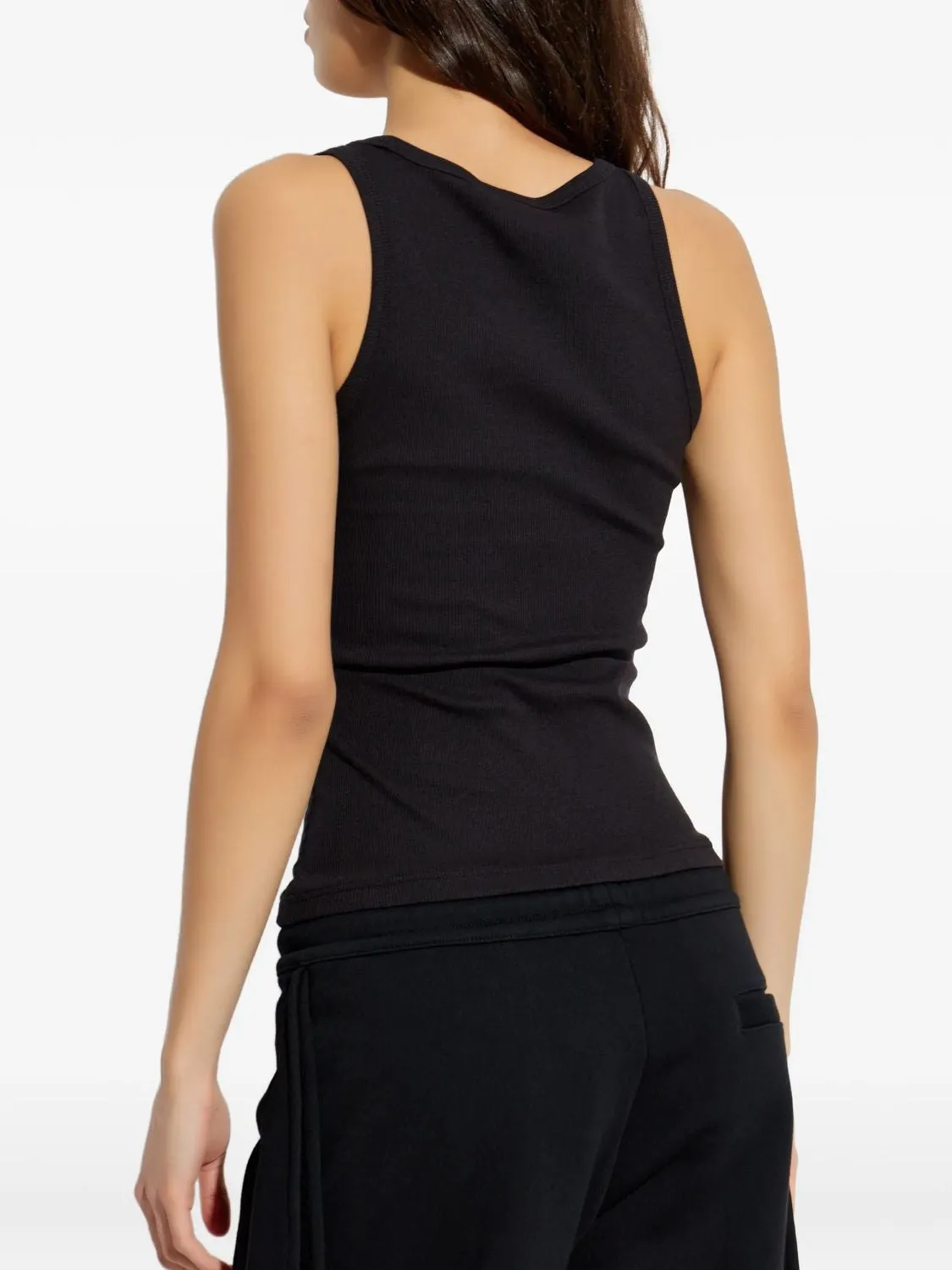 TANK TOP DARTS BLACK RIBBED sold by Lord & Taylor product image thumbnail 5