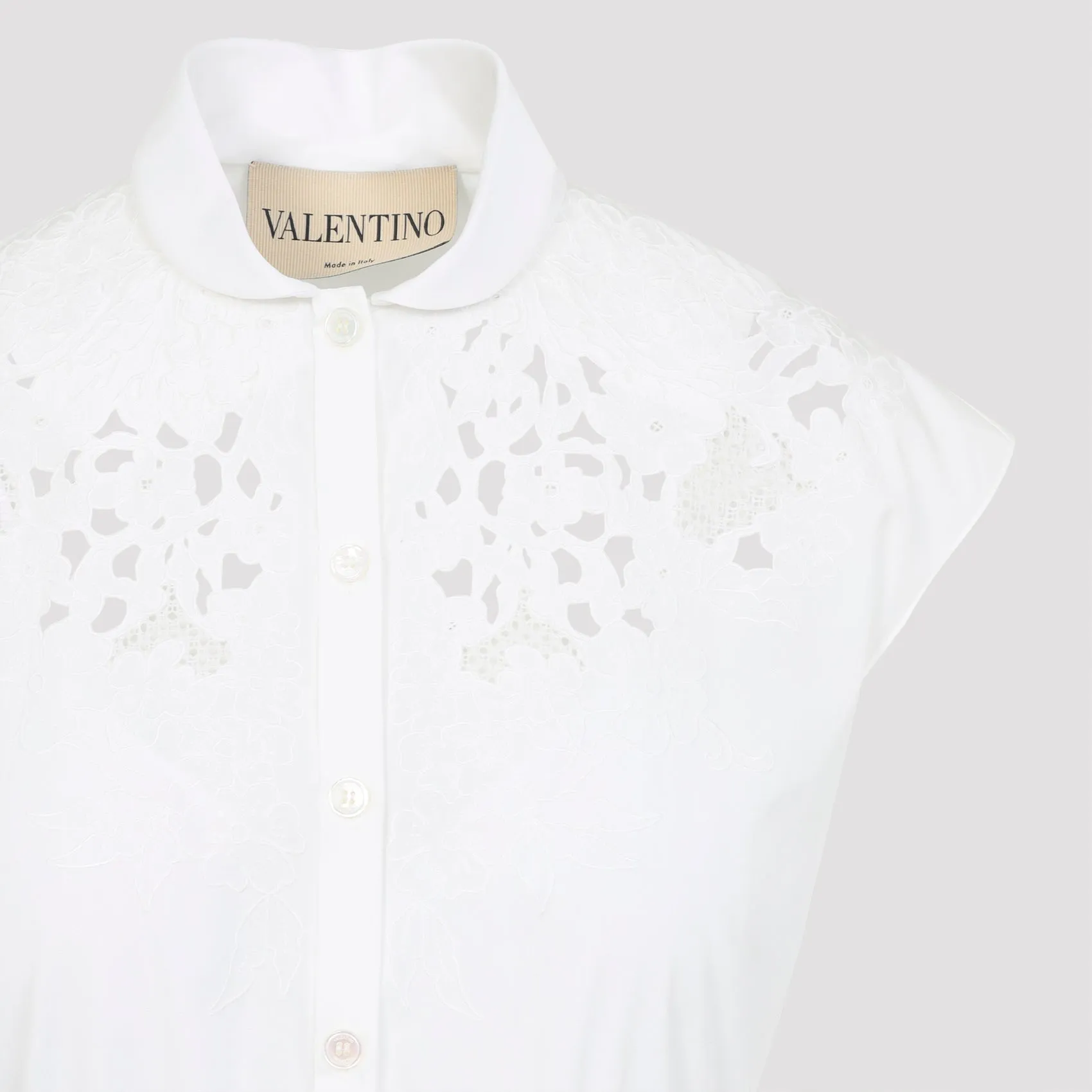 SM WHITE DRESS WITH LACE sold by Lord & Taylor product image thumbnail 4