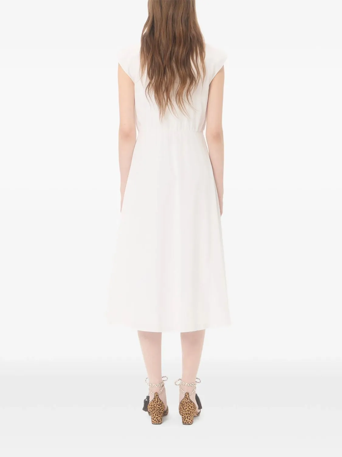 SM WHITE DRESS WITH LACE sold by Lord & Taylor product image thumbnail 5