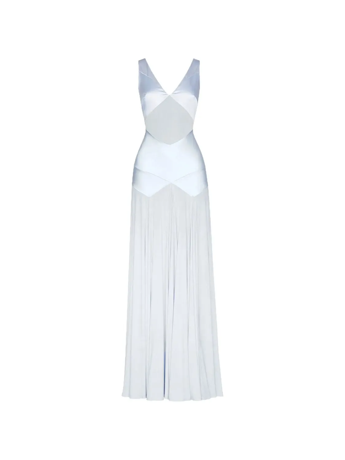 LIGHT BLUE VISCOSE MAXI DRESS sold by Lord & Taylor
