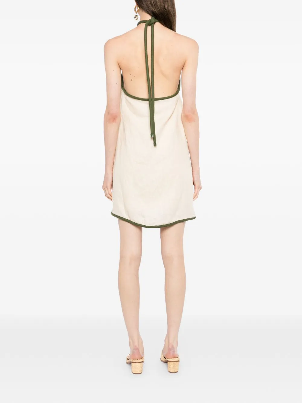 VESTIDO SM NATURAL DET VERDES CORTO sold by Lord & Taylor product image thumbnail 3