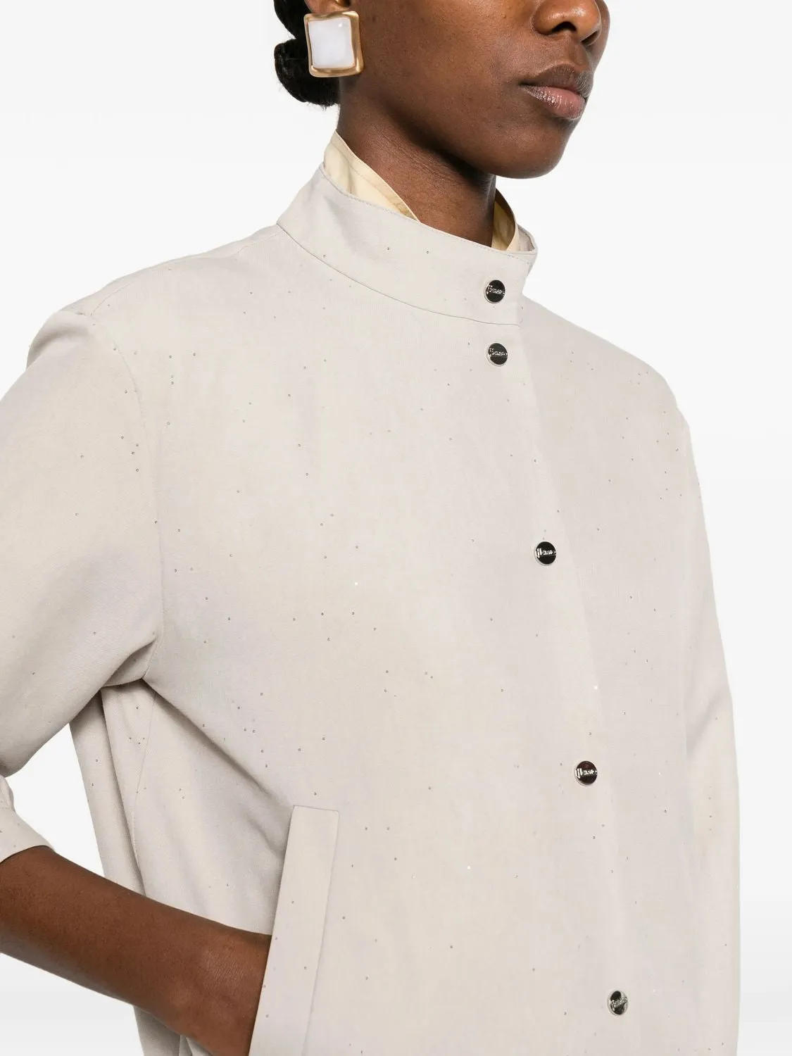 VISCOSE LINEN POLYAMIDE JACKET sold by Lord & Taylor product image thumbnail 2