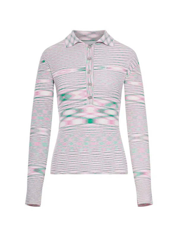 RECYCLED VISCOSE POLYAMIDE JERSEY made by Ganni