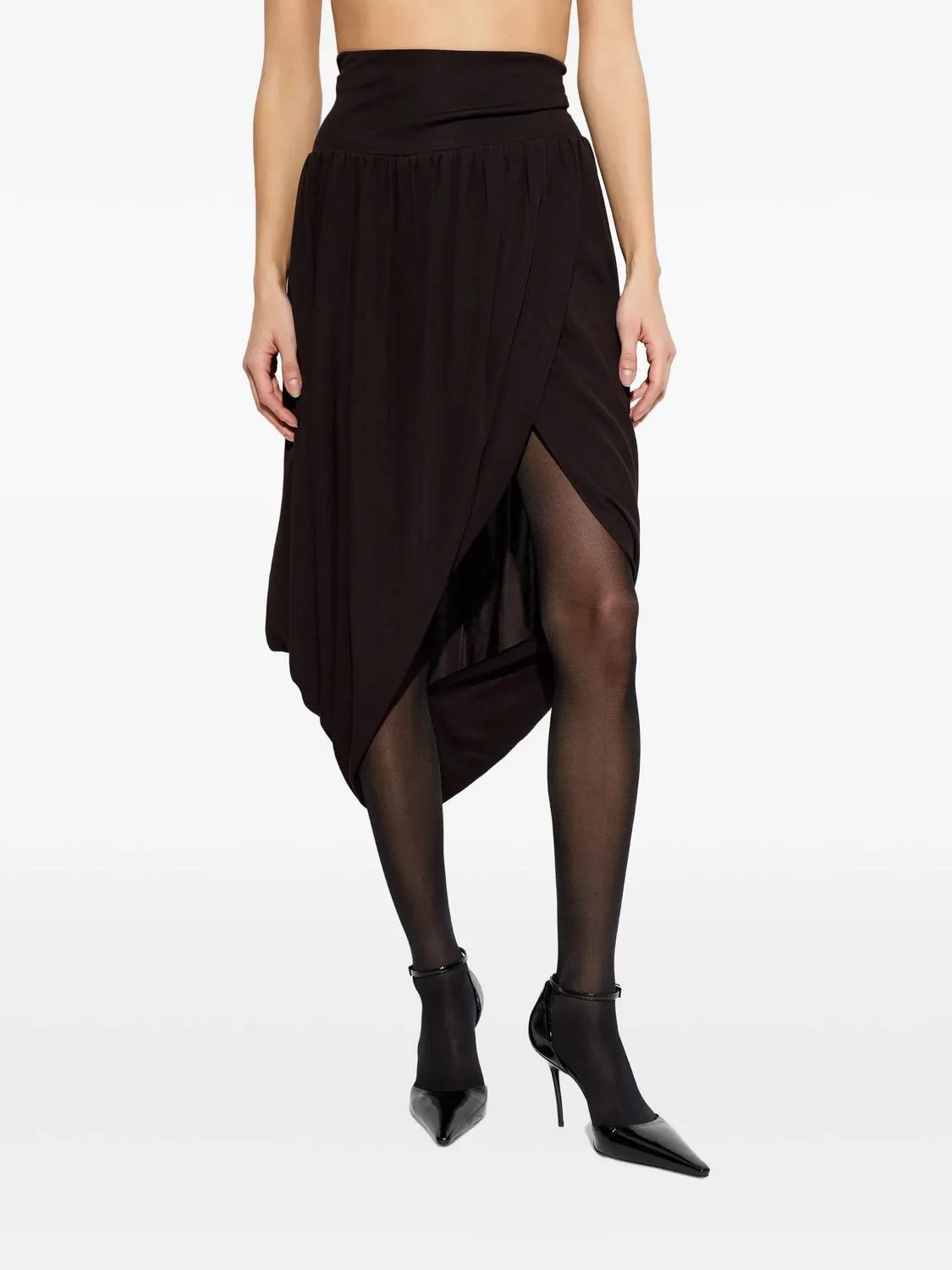 EBONY BLACK TWISTED SKIRT sold by Lord & Taylor product image thumbnail 5