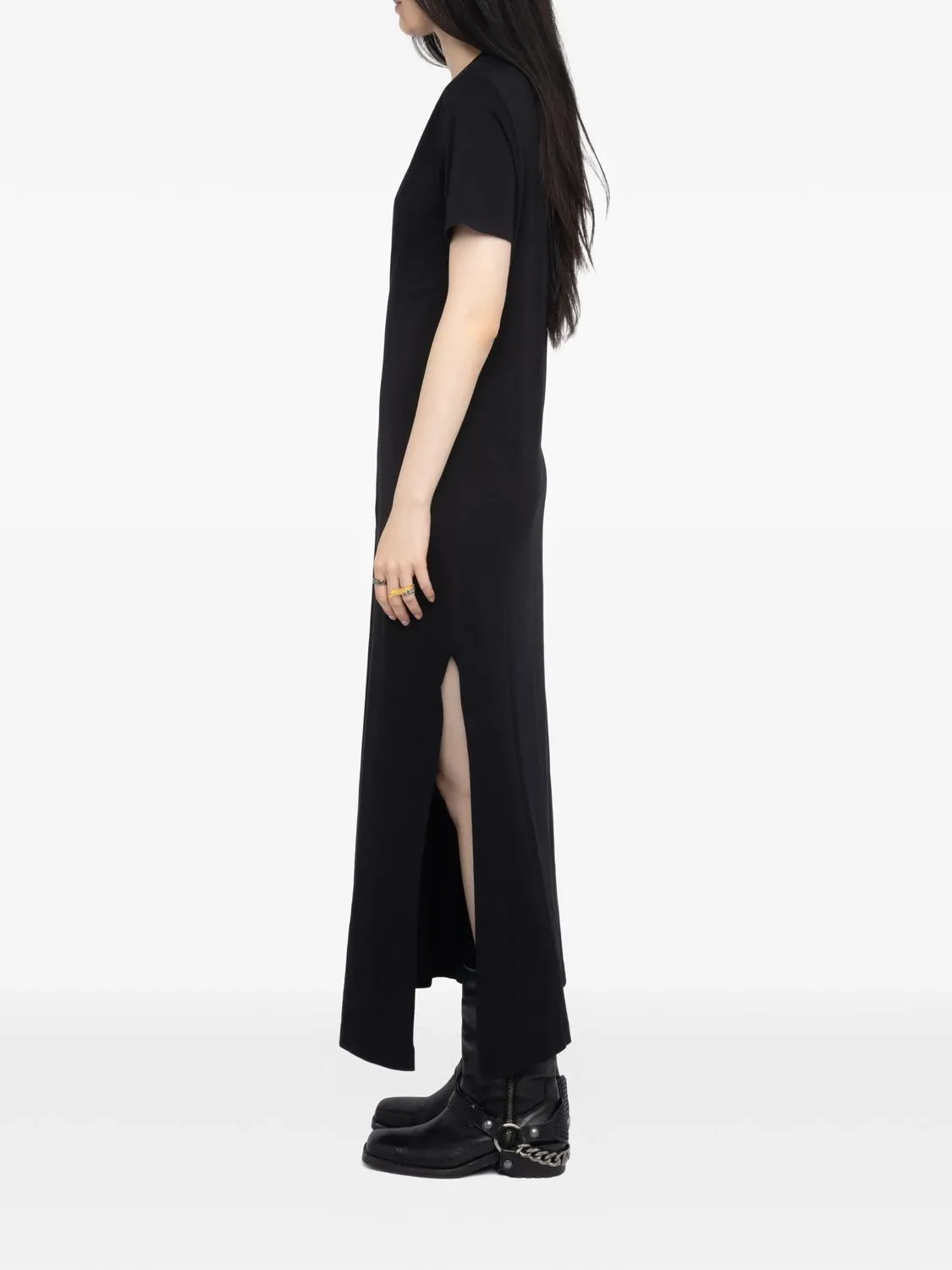 SPORT DRESS WITH BLACK SLIT AND WING BROOCH sold by Lord & Taylor product image thumbnail 4