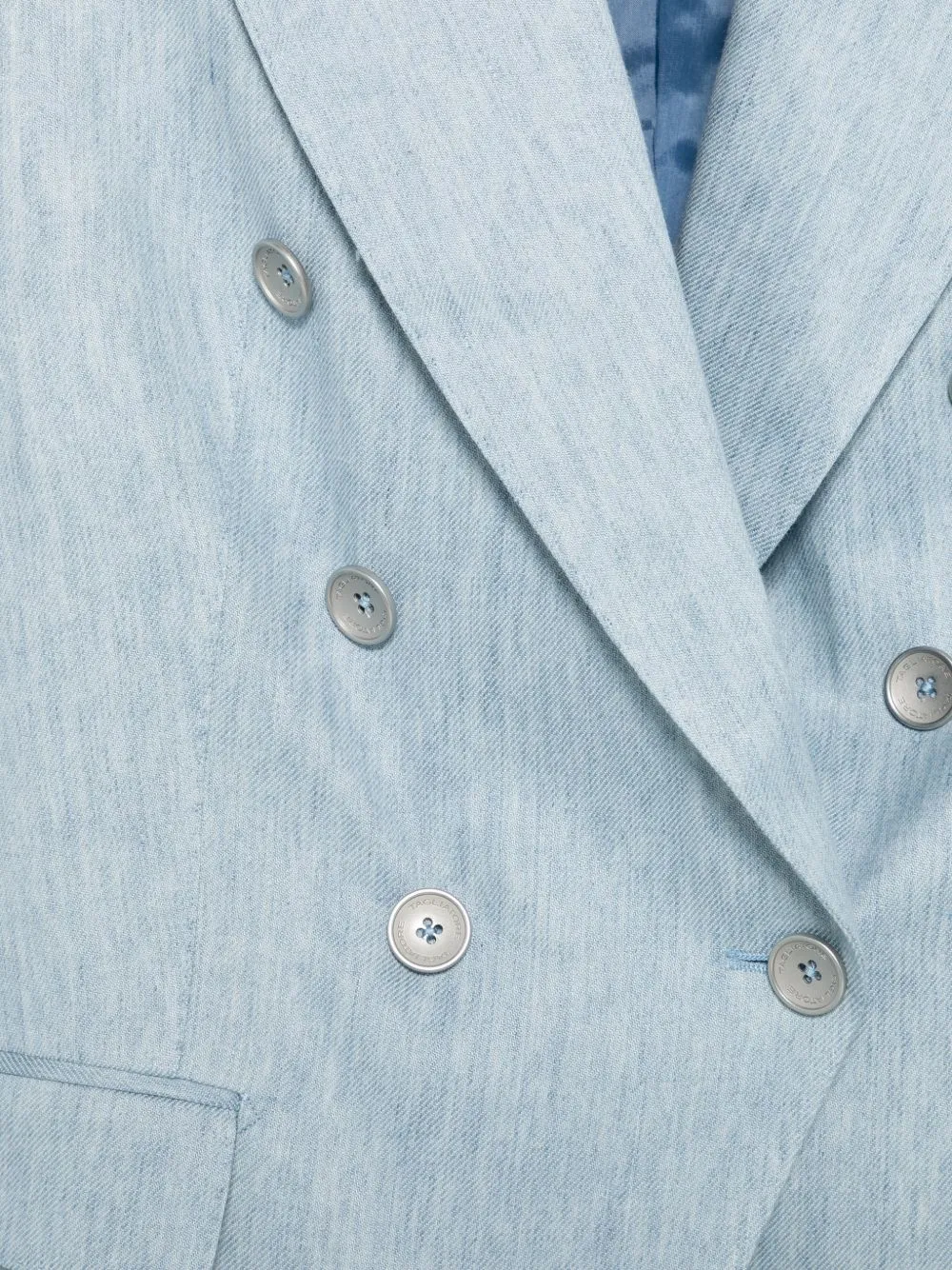 LINEN DOUBLE-BREASTED SUIT sold by Lord & Taylor product image thumbnail 3