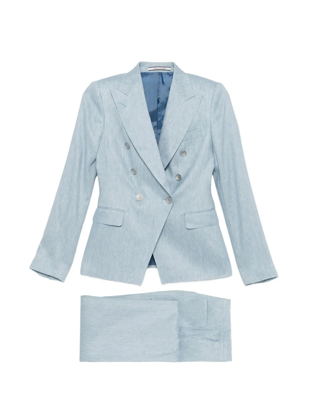 LINEN DOUBLE-BREASTED SUIT sold by Lord & Taylor