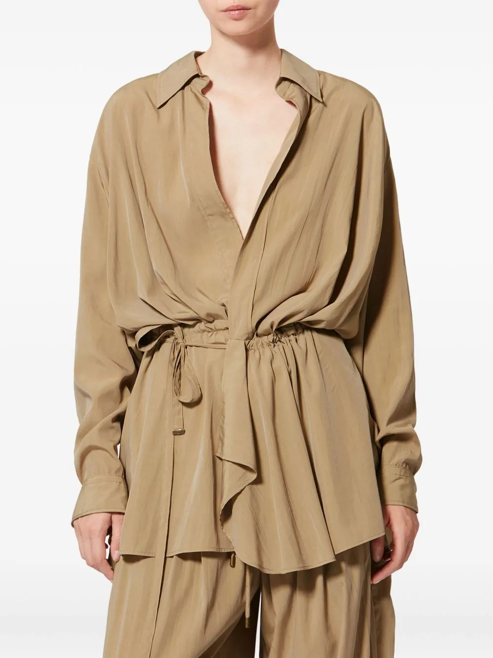 KEREN SHORT KHAKI SHIRT DRESS sold by Lord & Taylor product image thumbnail 4