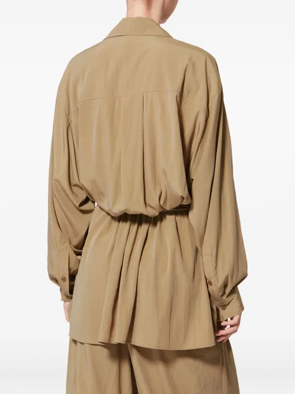 KEREN SHORT KHAKI SHIRT DRESS made by Isabel Marant