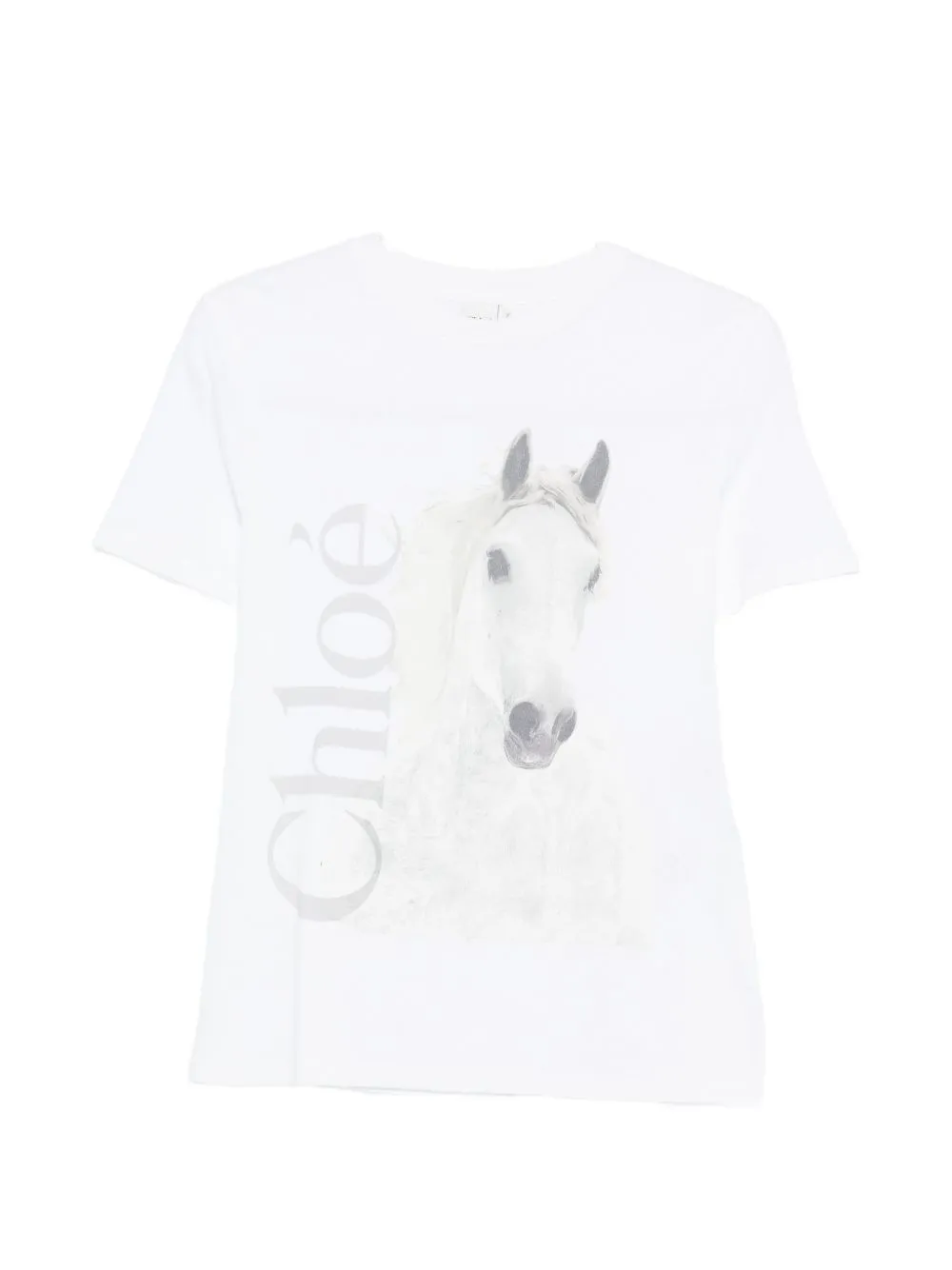 FADED HORSE-PRINT COTTON JERSEY T-SHIRT sold by Lord & Taylor