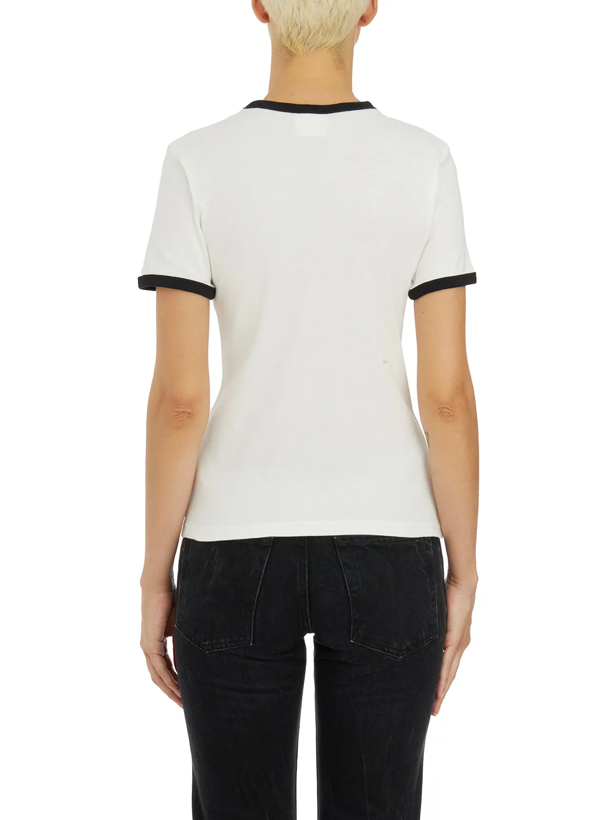 SIGNATURE CONTRAST T-SHIRT sold by Lord & Taylor product image thumbnail 4
