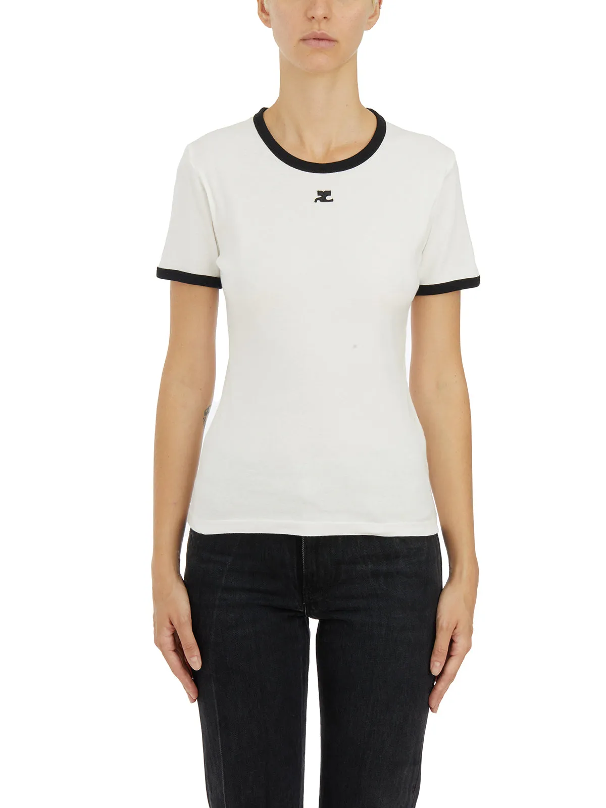 SIGNATURE CONTRAST T-SHIRT sold by Lord & Taylor