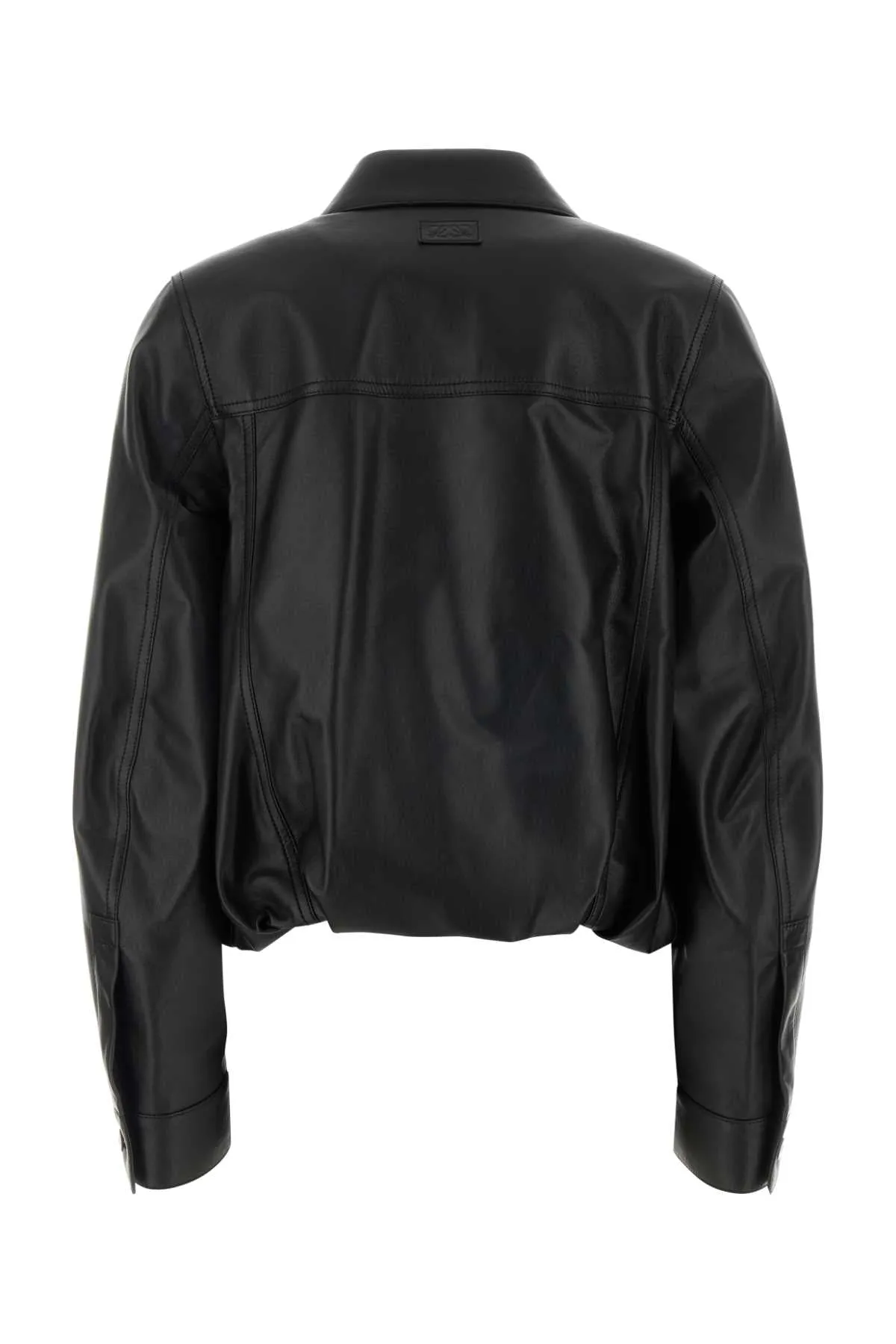 BLACK LEATHER JACKET sold by Lord & Taylor product image thumbnail 2