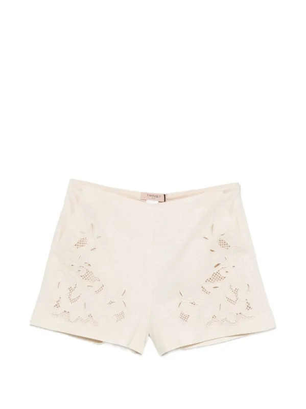 FLORAL EMBROIDERY SHORTS made by Twinset