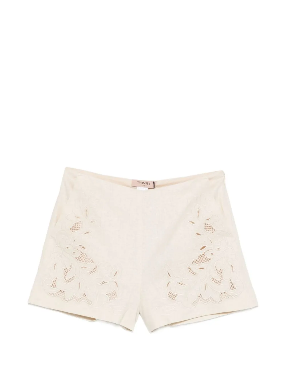FLORAL EMBROIDERY SHORTS sold by Lord & Taylor