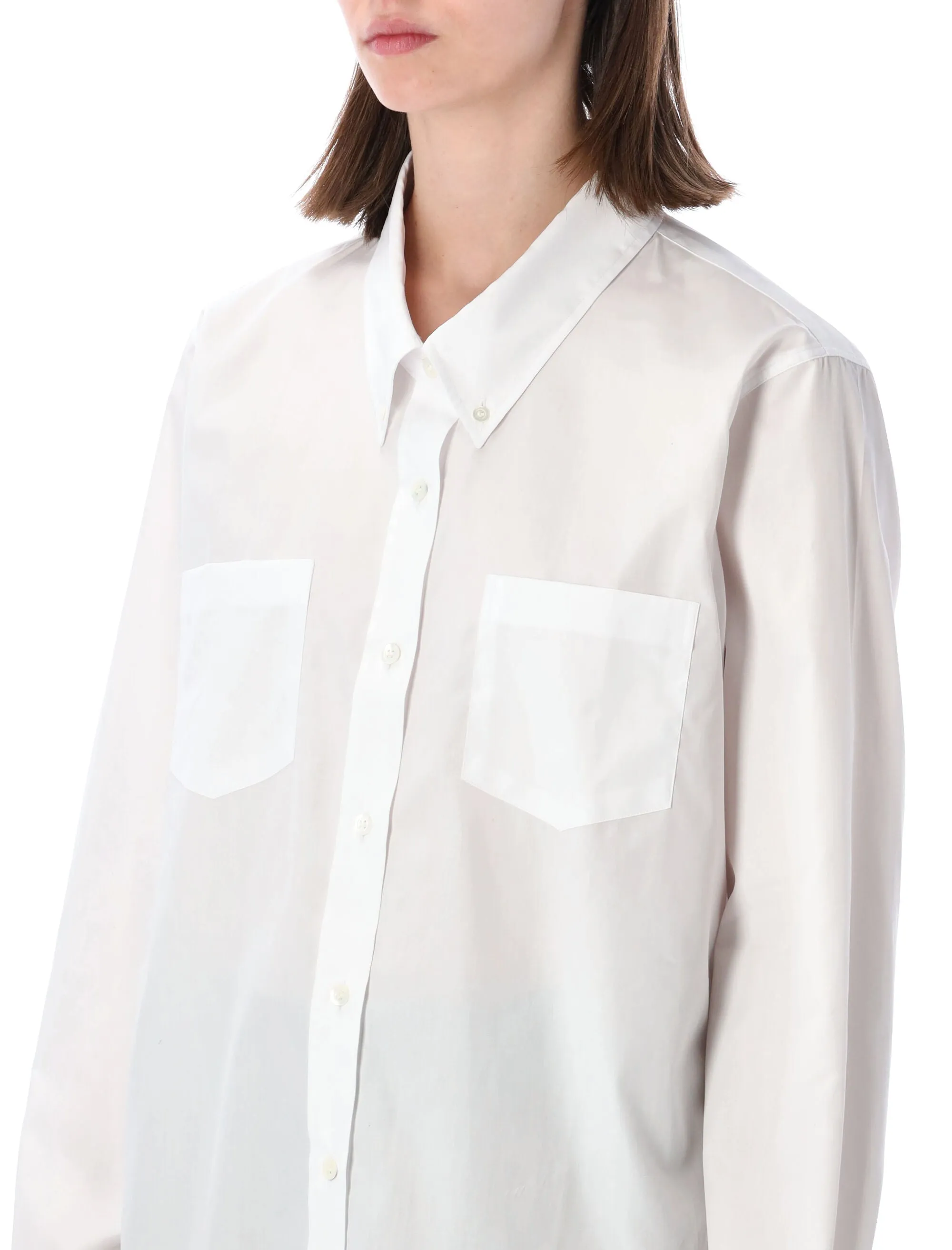 DRIES VAN NOTEN LOOSE COTTON POPLIN SHIRT sold by Lord & Taylor product image thumbnail 3