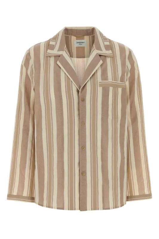 EMBROIDERED COTTON SHIRT made by Yves Saint Laurent