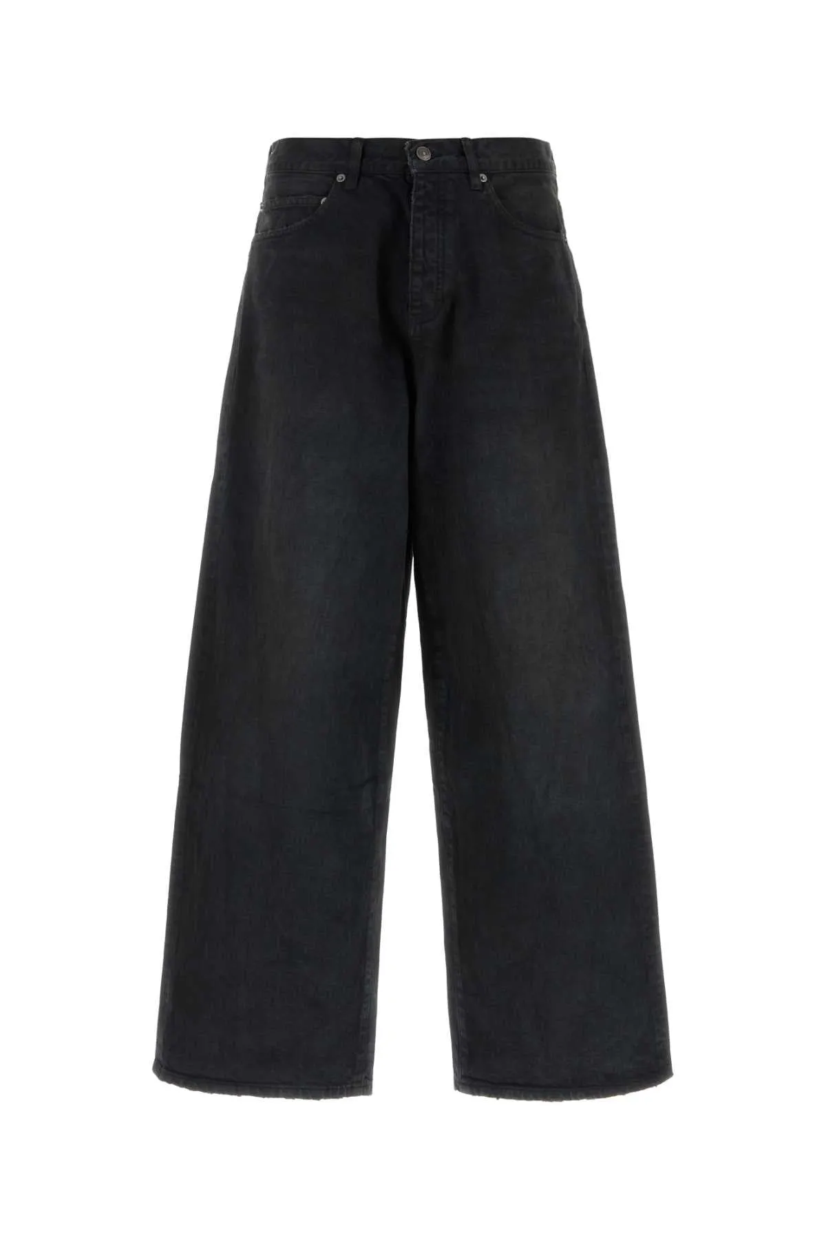 BLACK DENIM WIDE-LEG JEANS sold by Lord & Taylor