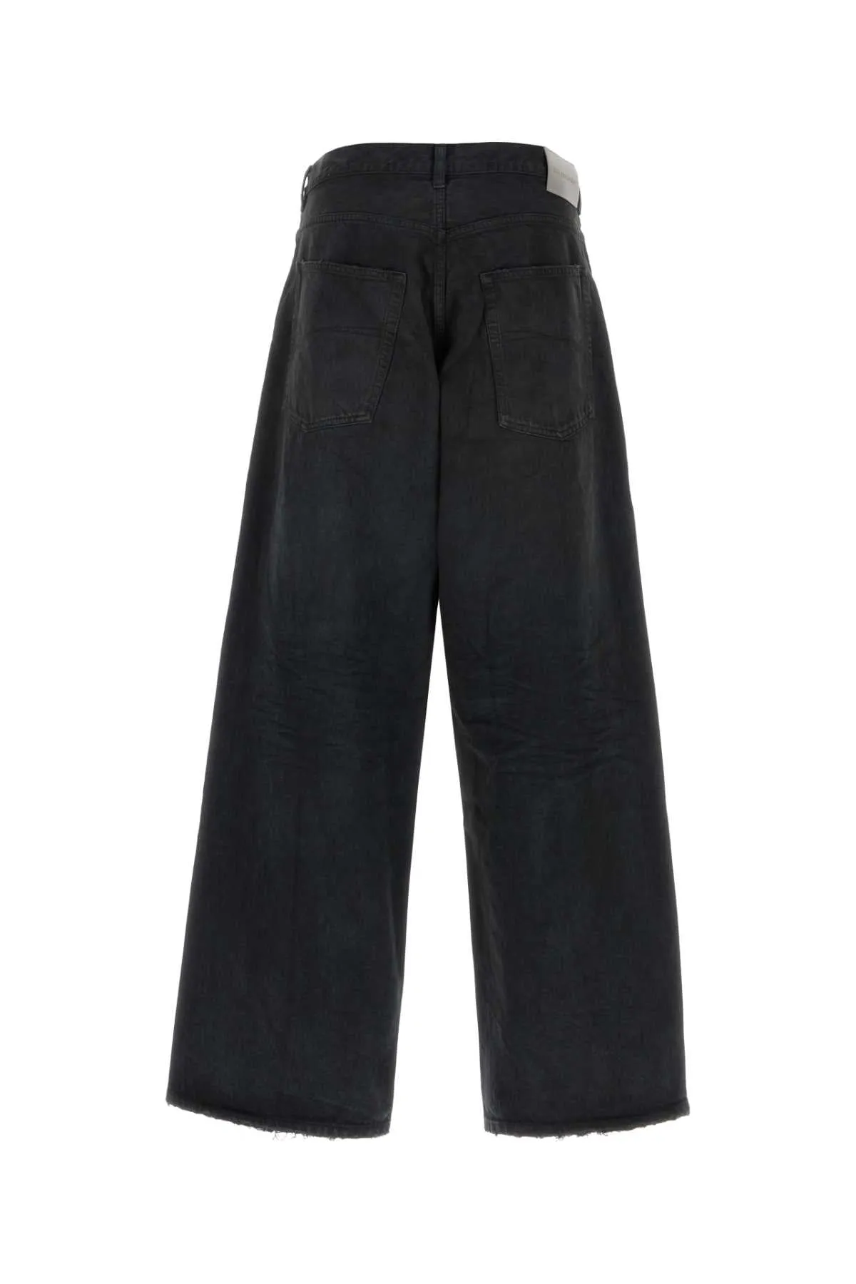 BLACK DENIM WIDE-LEG JEANS sold by Lord & Taylor product image thumbnail 2
